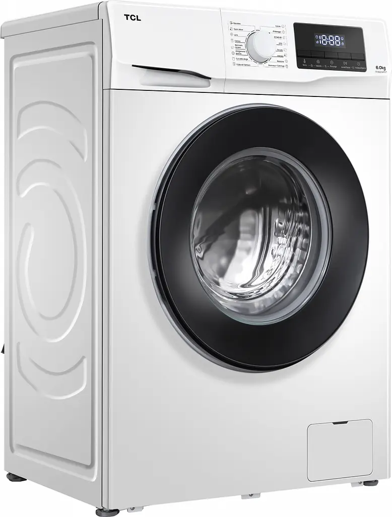 Стиральная машина TCL с фронтальной загрузкой FF0612WF0, 6кг, 1200 об/мин, A+++, 45 см, дисплей, белый (FF0612WF0) - фото 2