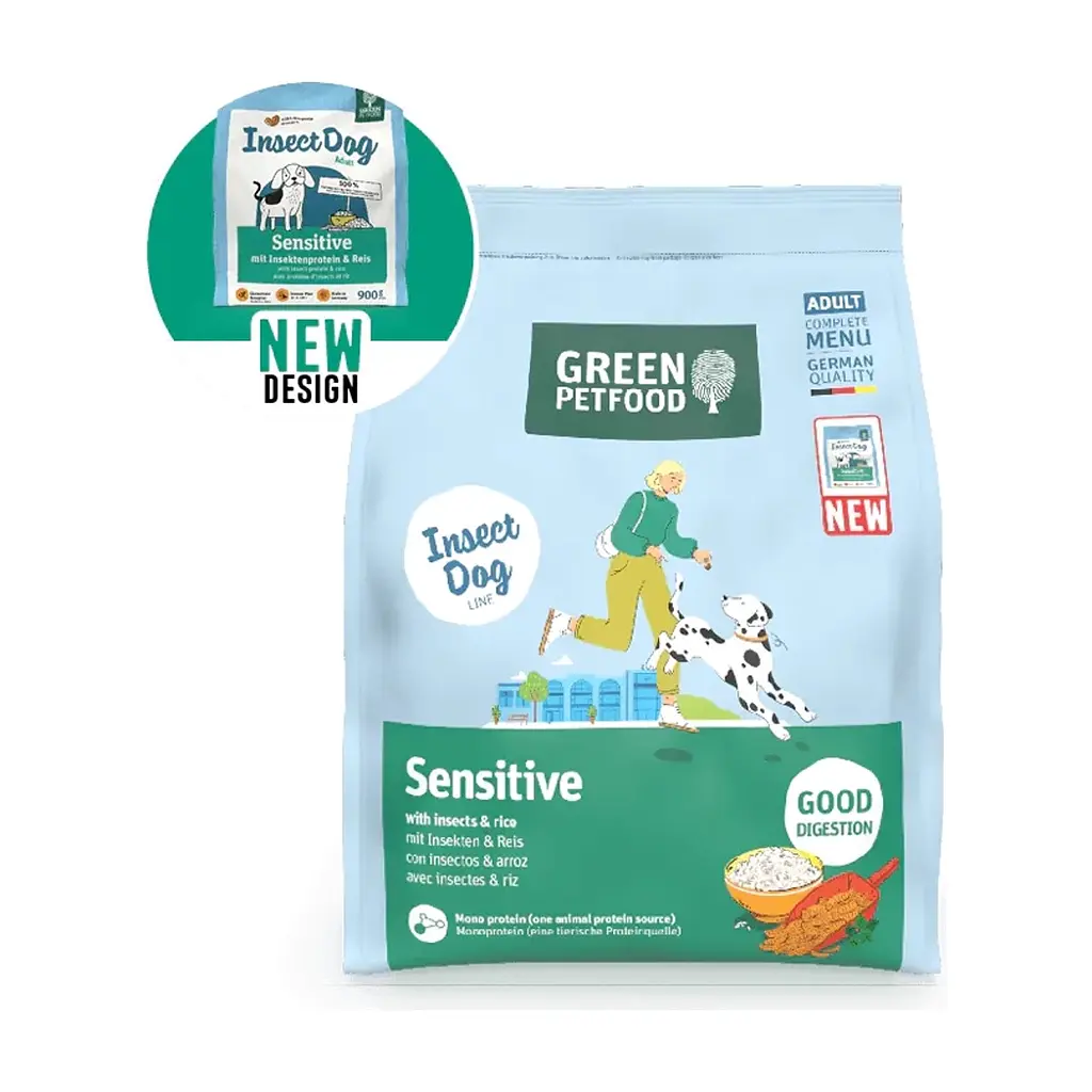 Сухий корм для собак Green Petfood Sensitive with Insects 10 кг (4032254789628) - фото 2