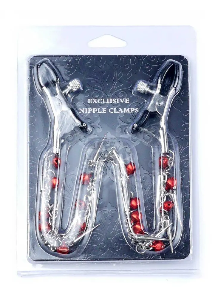 Затискачі для сосків Fetish B-Series Exclusive Nipple Clamps No.3 (сріблястий) - фото 7