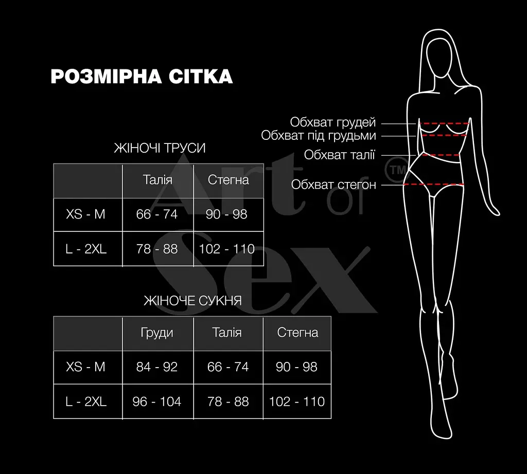 Трусики зі стразовим ланцюгом Art of Sex - Lea, розмір XS-M, Срібло/Чорний Art of Sex SO7454 94738 - фото 2