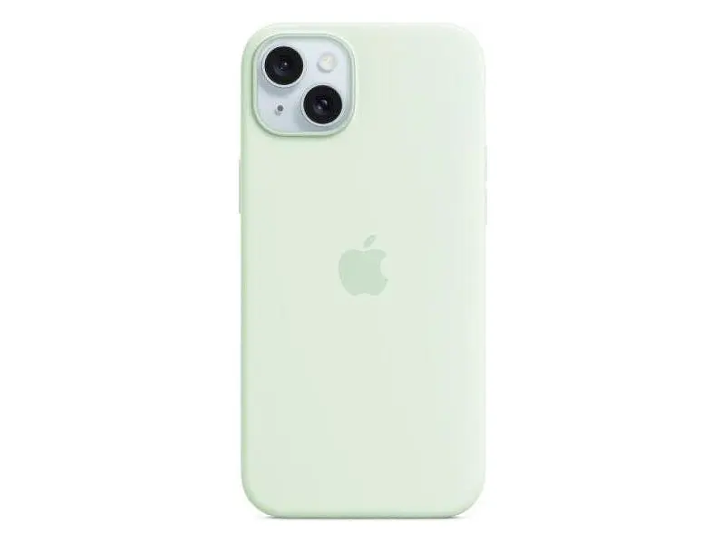 Чохол для смартфона Apple iPhone 15 Plus Silicone Case with MagSafe - Soft Mint (MWNG3) - фото 2