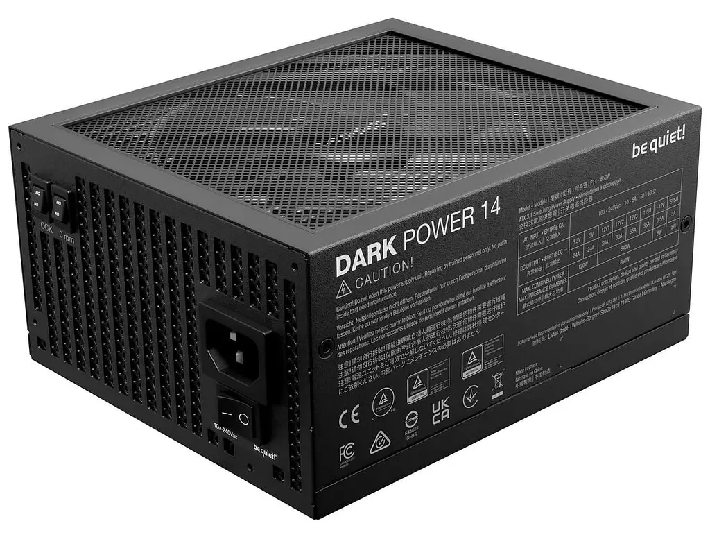 Блок живлення Be quiet! DARK POWER 14 850W 80+ Titanium (BP019EU) Black - фото 2