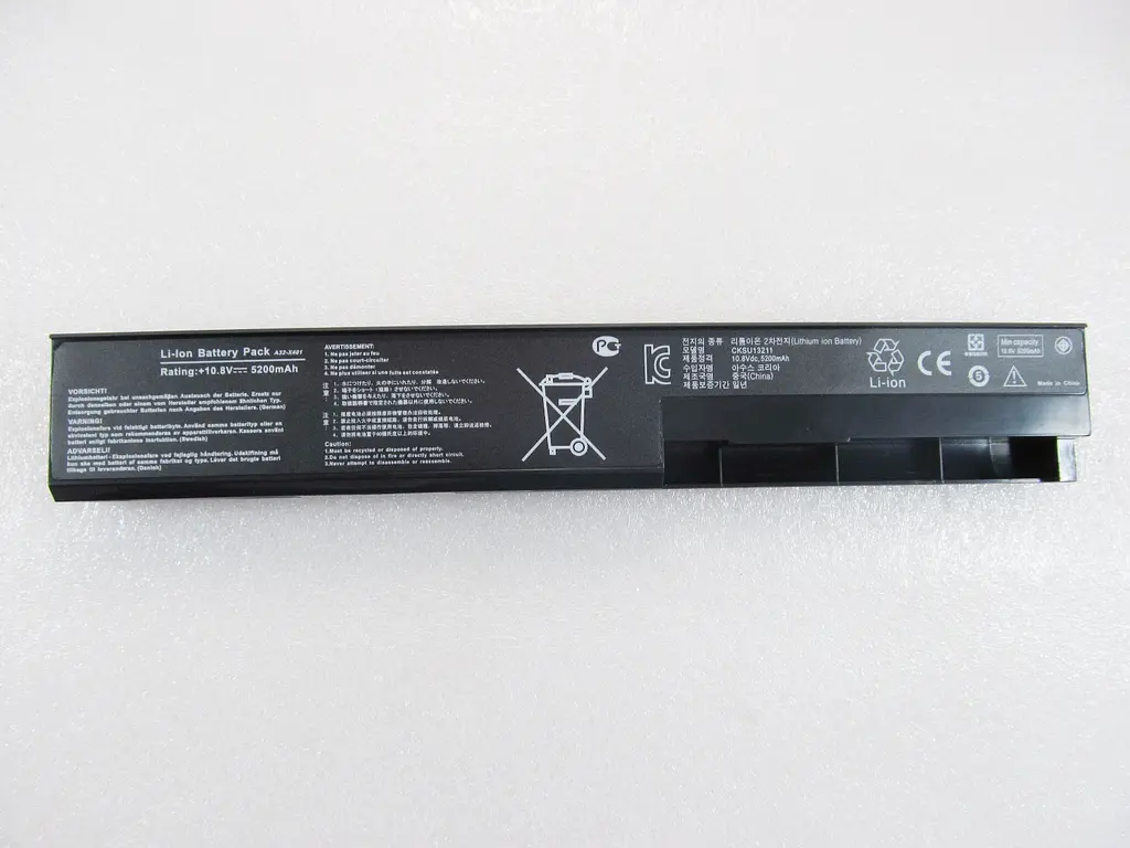 Акумулятор для ноутбука Asus X301 A32-X401, 5200 mAh, 6cell, 11.1V, Li-ion, чорний