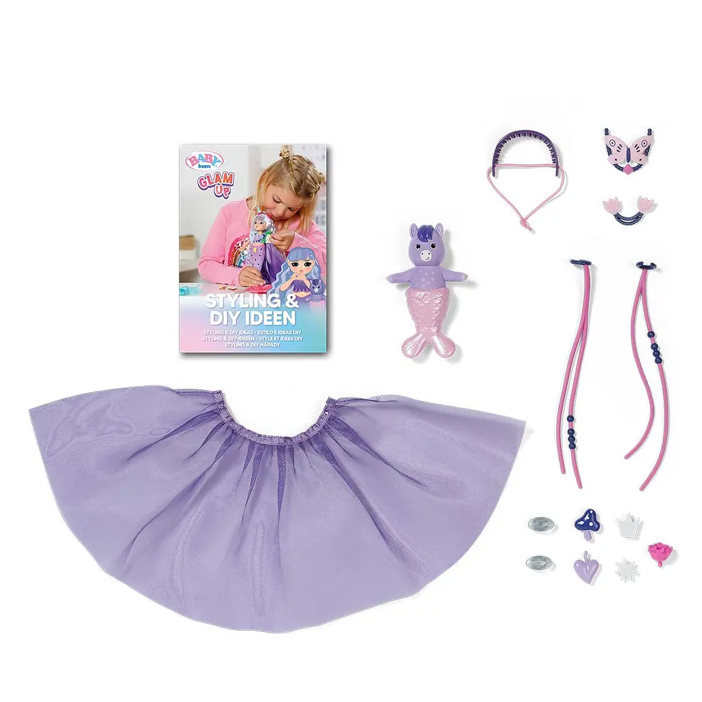 Лялька BABY BORN серії "Glam Up" – РУСАЛОНЬКА АУРА (28 см, з аксес.) BABY born 871799 - фото 6