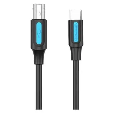 Кабель для принтера USB-C 2.0 to BM 2.0m 2.4А 480Mbps Vention (CQUBH) - фото 2