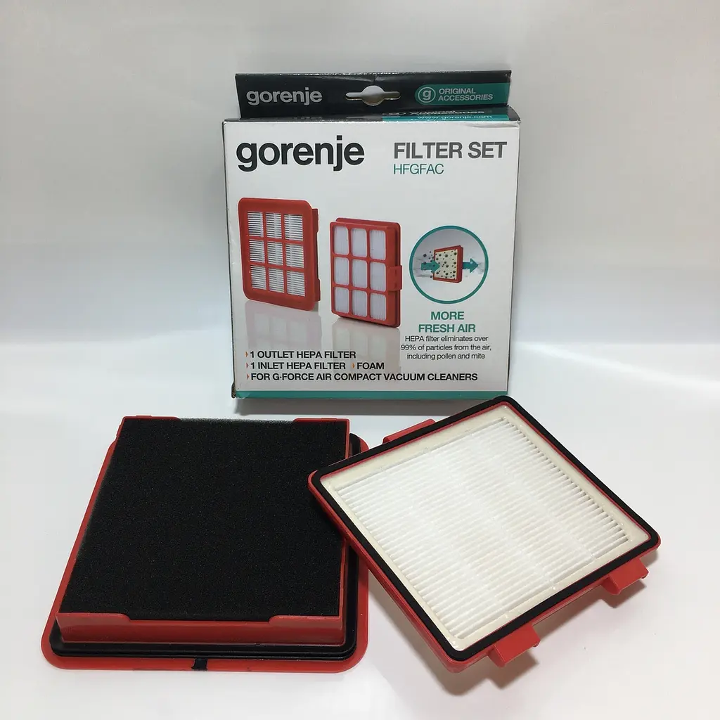 Комплект Hepa фільтрів для пилососу Gorenje VCEA01GACWCY, VC1901GACRCY, VC1701GACWCY, 732742 (HFGFAG) - фото 3