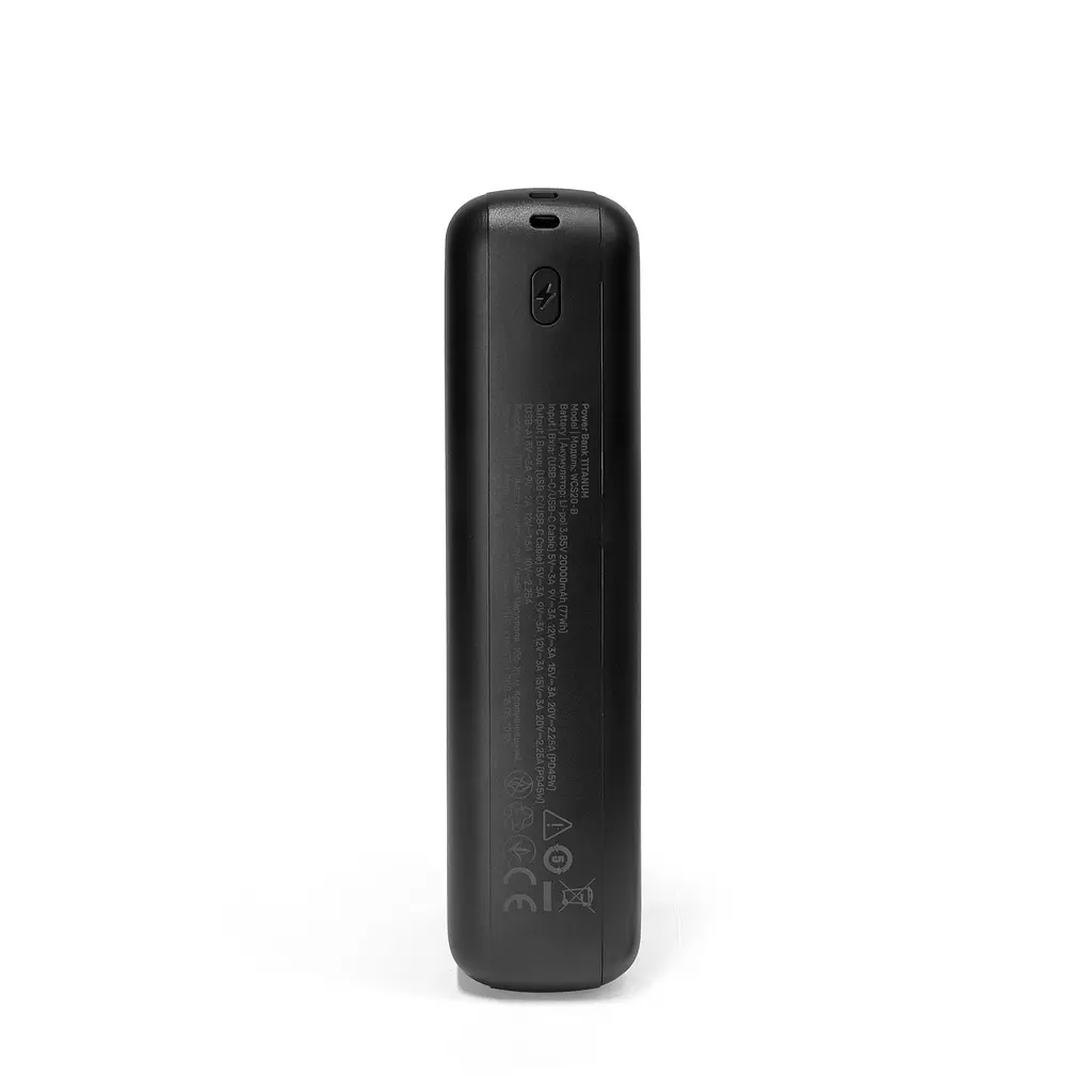Павербанк 20000mAh TITANUM WCS20 PD45W Black TITANUM (29309-000) - фото 5