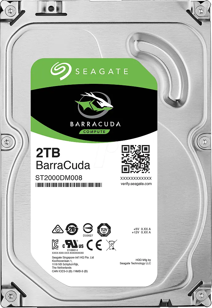 Жорсткий диск 3.5" 2TB Seagate BarraCuda 7200rpm 256MB SATAIII (ST2000DM008) - фото 4