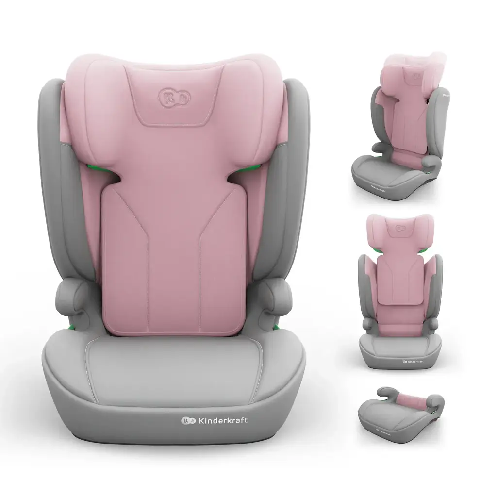 Автокрісло Kinderkraft i-Spark 2 Plus i-Size Pink (KCISPA02PNKPL00)