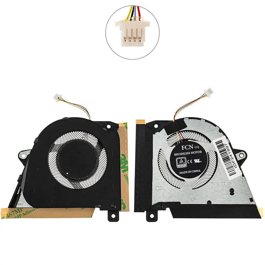 Вентилятор для ноутбука ASUS ROG Zephyrus G14 GA401II (VGA FAN) GA401IH GA401IU GA401IV 12V (13NR03F0AP0301) (Кулер)