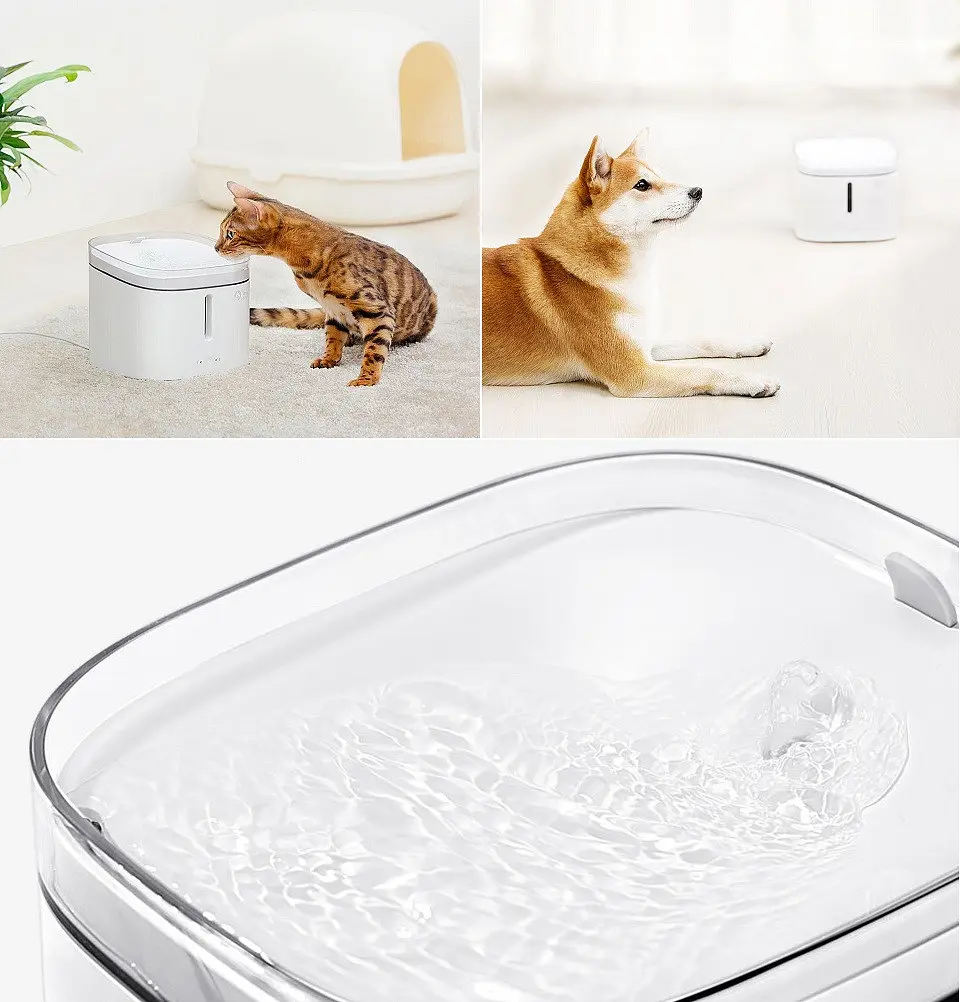 Розумна поїлки для тварин Kitten Puppy Water Dispenser XWWF01MG - фото 4