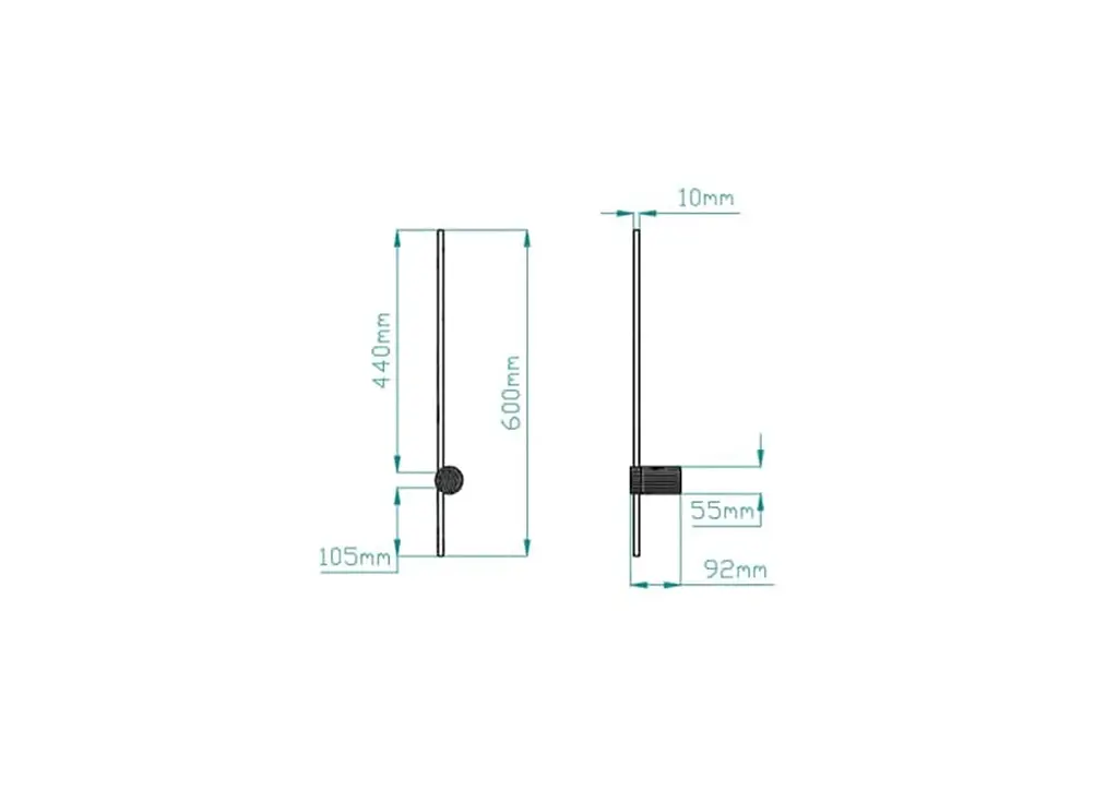 Настінний світильник MJ-Light LINE 7W 3000K WH 13006 - фото 4