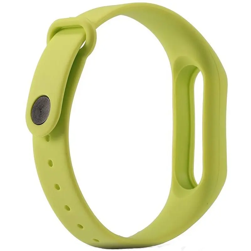 Ремінець Uwatch Replacement Silicone Band For Xiaomi Mi Band 2 Green - фото 2