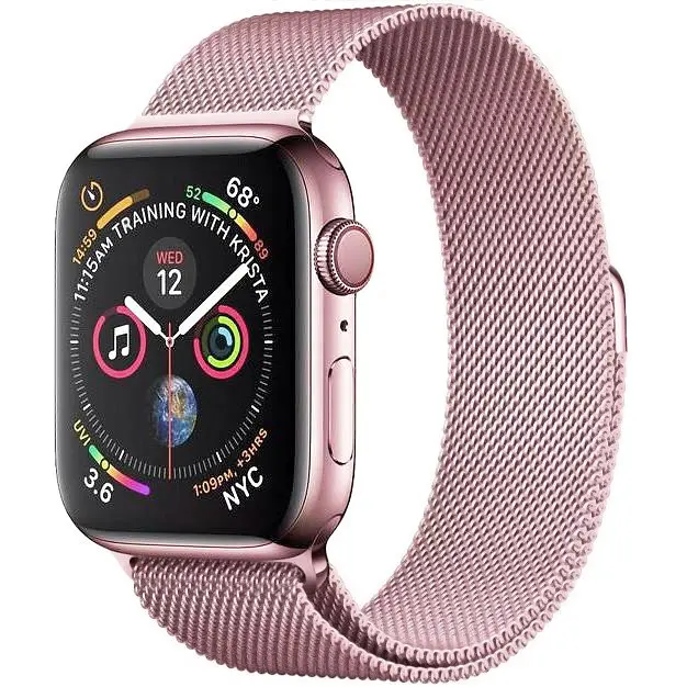 Ремінець Milanese Loop Strap для Apple Watch 38/40mm Light Rose - фото 2