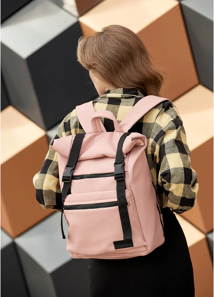 Рюкзак ролл Sambag унісекс RollTop Zard пудра 41 x 30 x 16 см (24238006) - фото 12