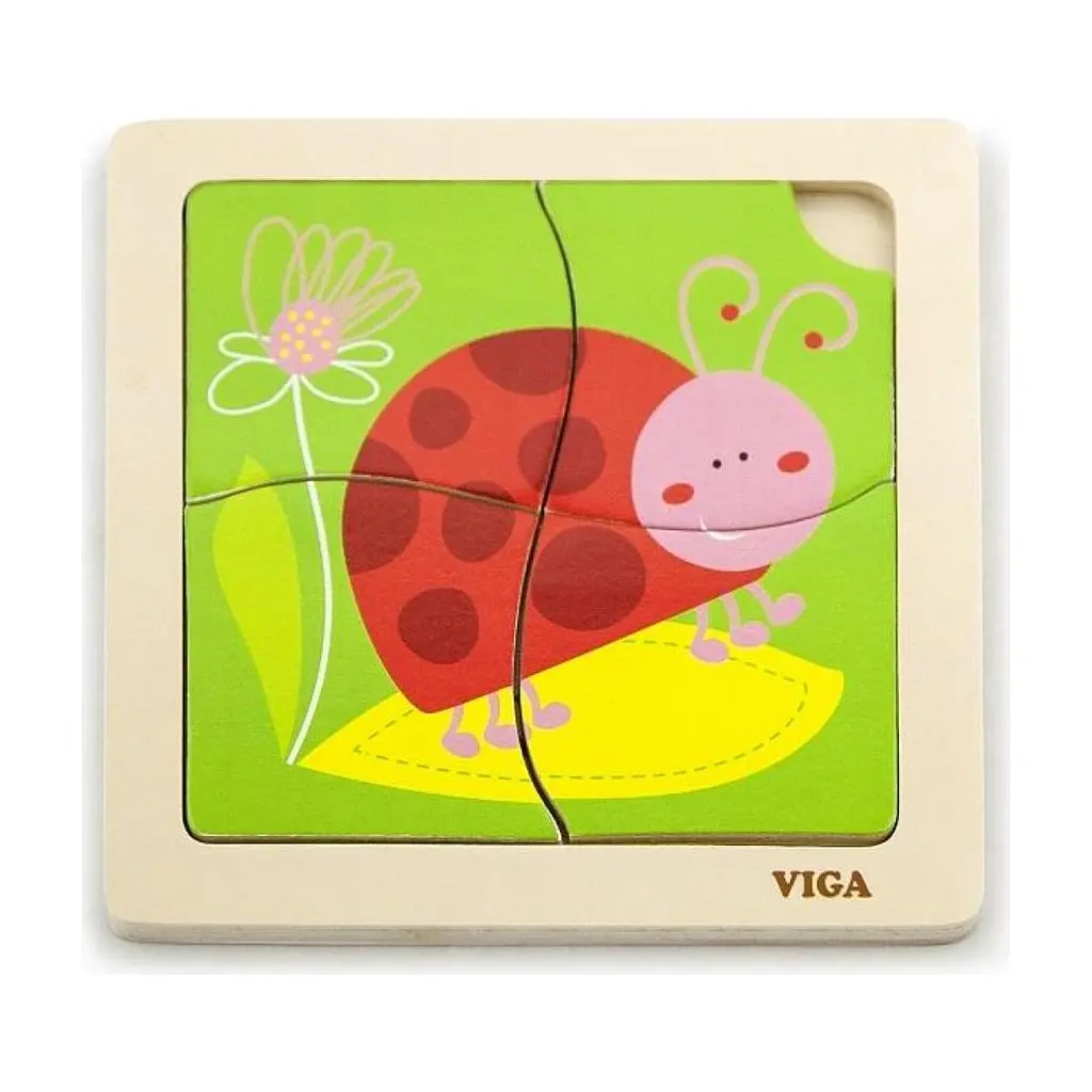 Пазл Viga Toys Божья коровка (50140)