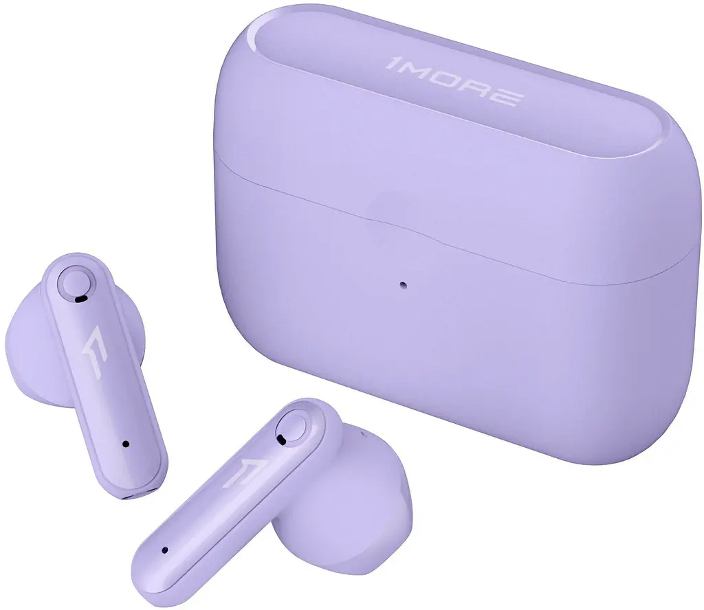 Беспроводные наушники 1MORE Neo True Wireless Earbuds (EO007) TWS, IPX5, BT5.2, 40mAh, 410mAh, 11h, purple UA UCRF - фото 2