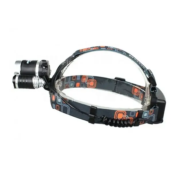 Ліхтар налобний світлодіодний 3 LED Cree T6 2Q5 1500 люмен 2x18650 Police RJ-3000 - фото 4