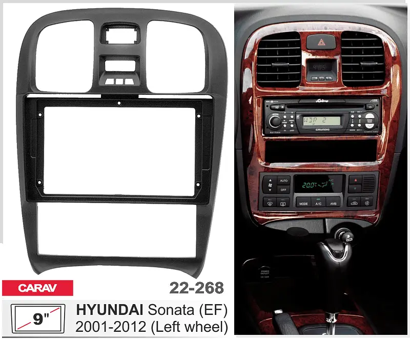 Перехідна рамка Hyundai Sonata Carav 22-268 - фото 4