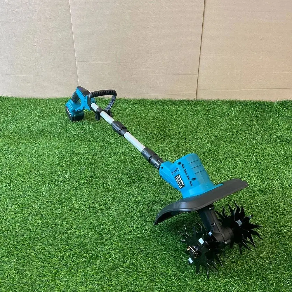 Акумуляторний культиватор Makita 48V, 9Ah (з дисплеєм заряду) 4 фрези - фото 7