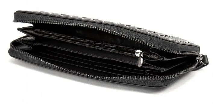 Мужской клатч кожаный , черный TIDING BAG sum0028928 - фото 3