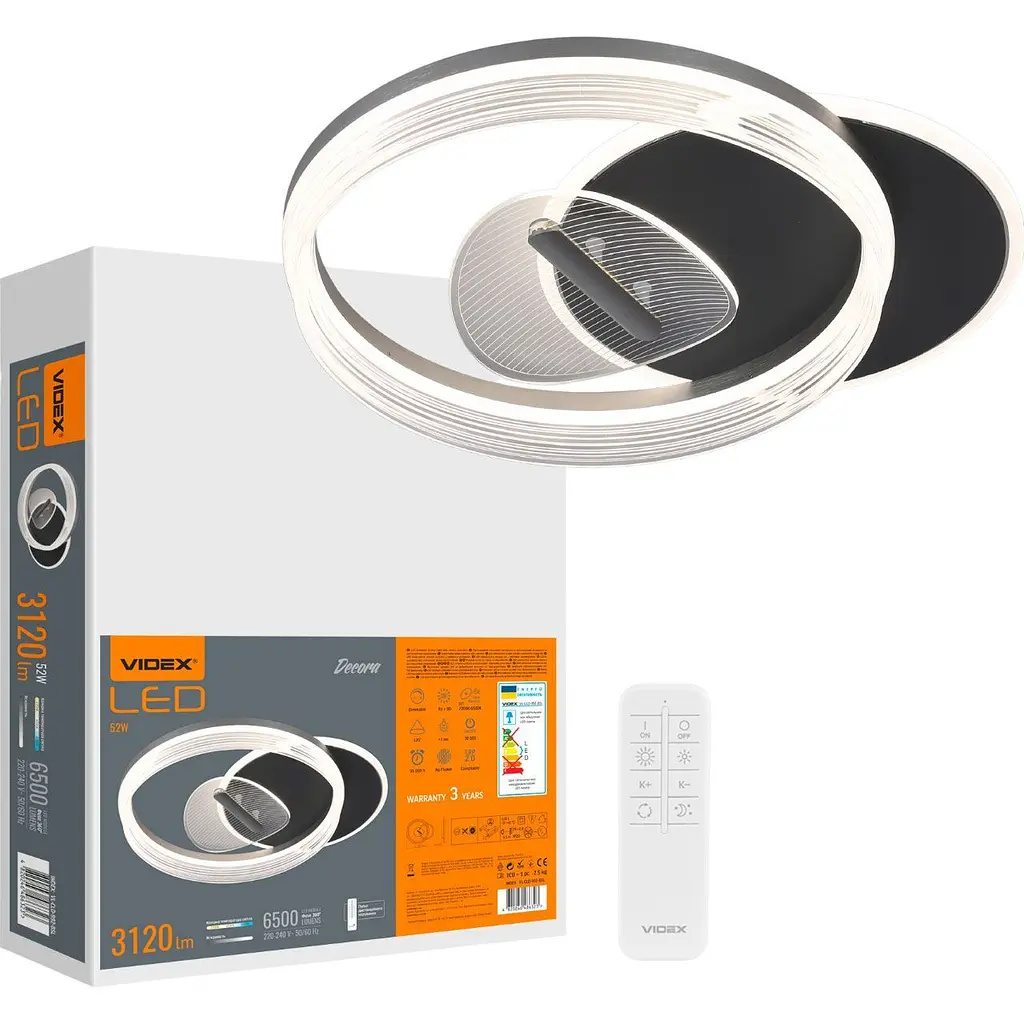 Стельовий світильник Videx Decora VL-CLD-992-BSL [145680] - фото 2