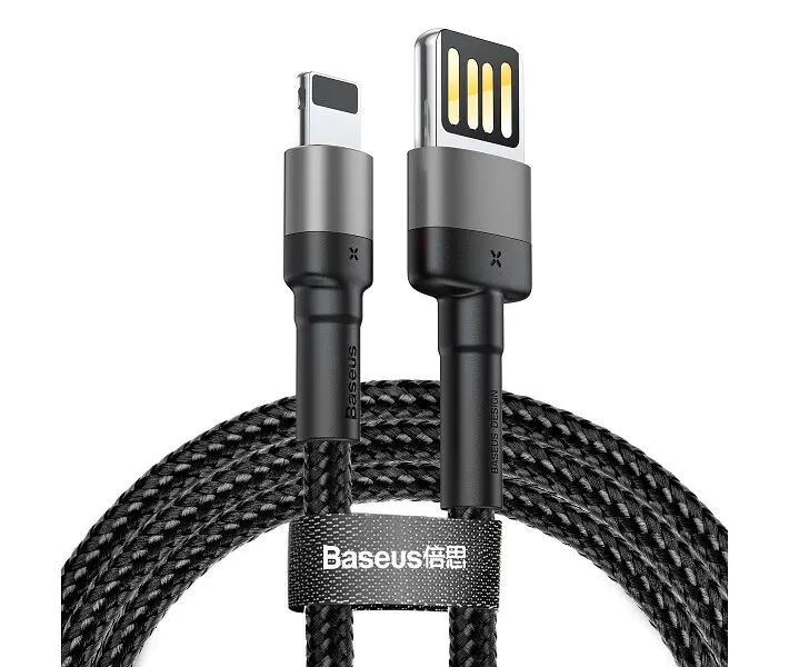 Кабель Baseus Cafule Cable(Special Edition)USB For iP 1m Grey+Black