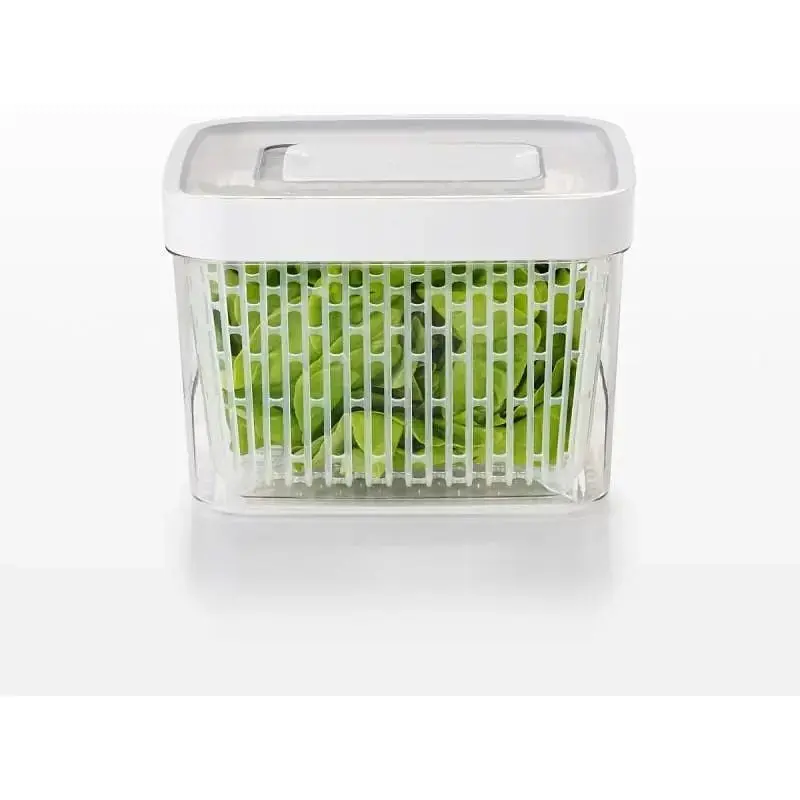 Контейнер для хранения Oxo GreenSaver Produce Keepers 4 л прозрачный с белым (11140000) - фото 3