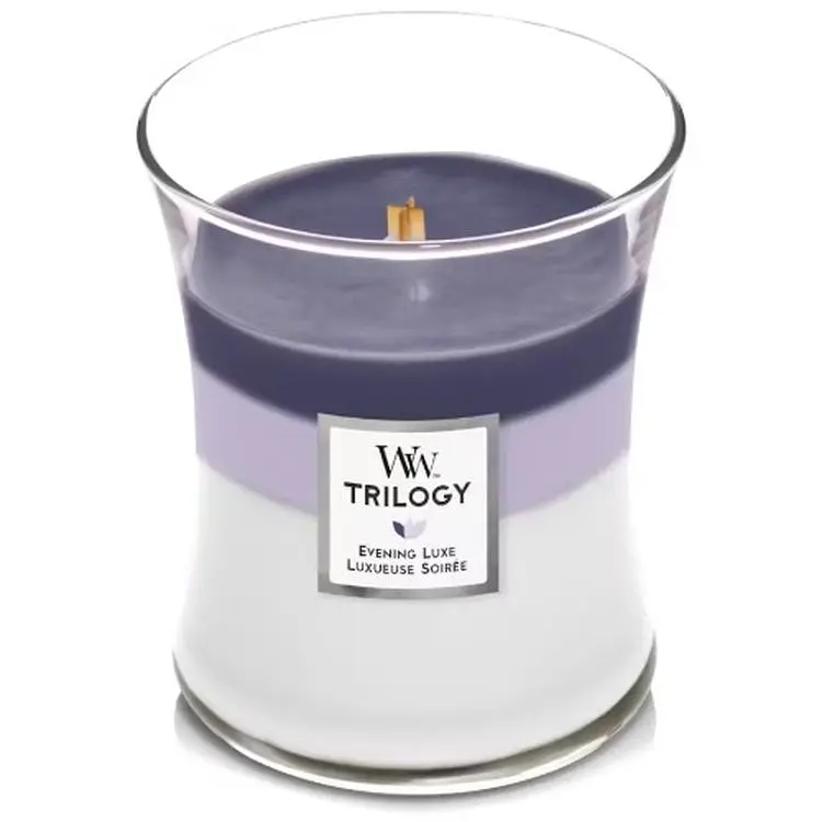 Свічка Woodwick Trilogy Evening Luxe Medium Вечірній люкс 275 г (1743627E) - фото 2
