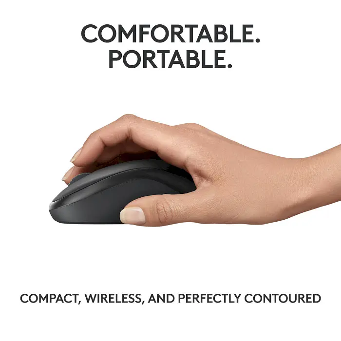 Миша Logitech M240 Silent Graphite - фото 8