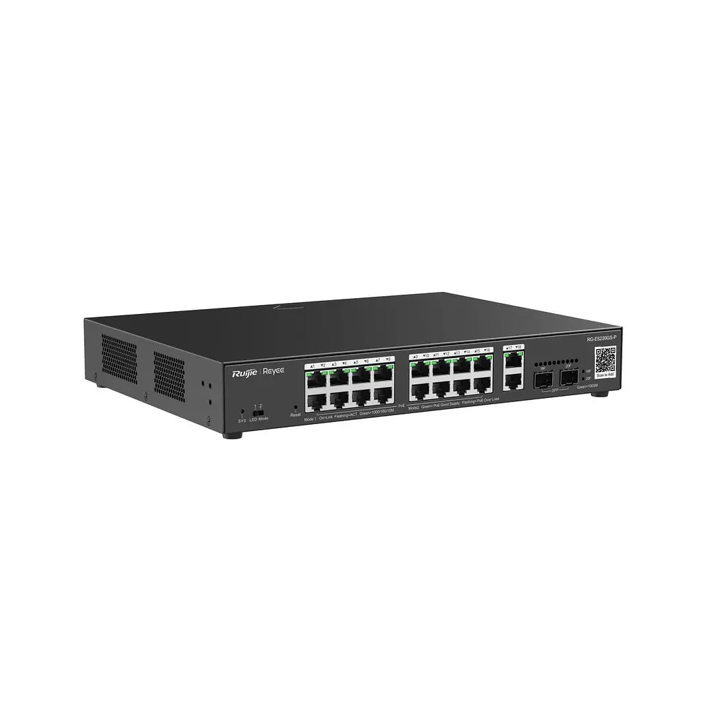 Комутатор Ruijie Reyee RG-ES220GS-P (RG-ES220GS-P) - фото 3