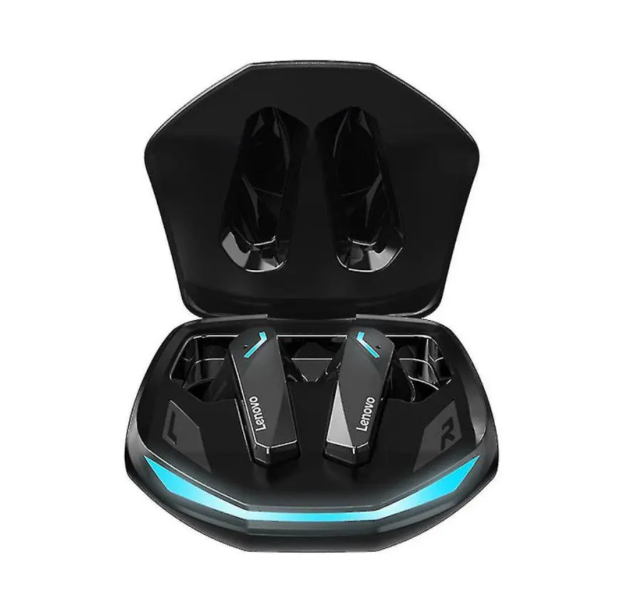 Беспроводные Bluetooth 5.3 наушники с микрофоном Lenovo GM-2 Pro ThinkPlus Black - фото 2