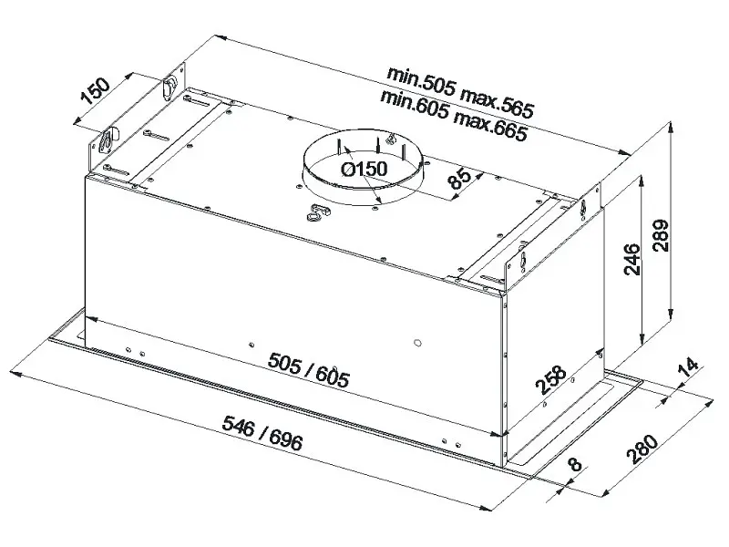 Витяжка Best CHEF Smart box 1000 White 55 (OSKI55J4KW.S3.BI.KSW_BST) - фото 6