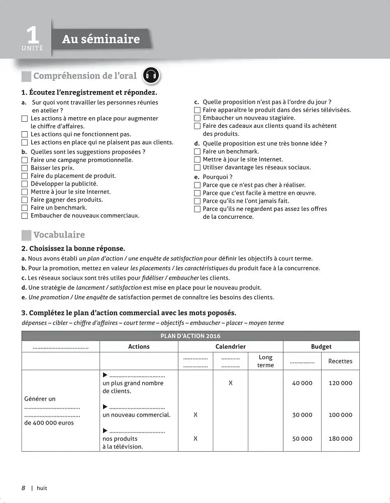 Quartier d'affaires B1 Cahier d'activités - фото 4