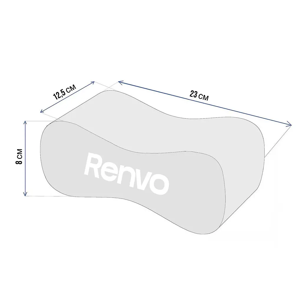 Колобашка для плавання Renvo Splash Синій Білий Уні 8х15,5х23 см (2SP100-04) - фото 2