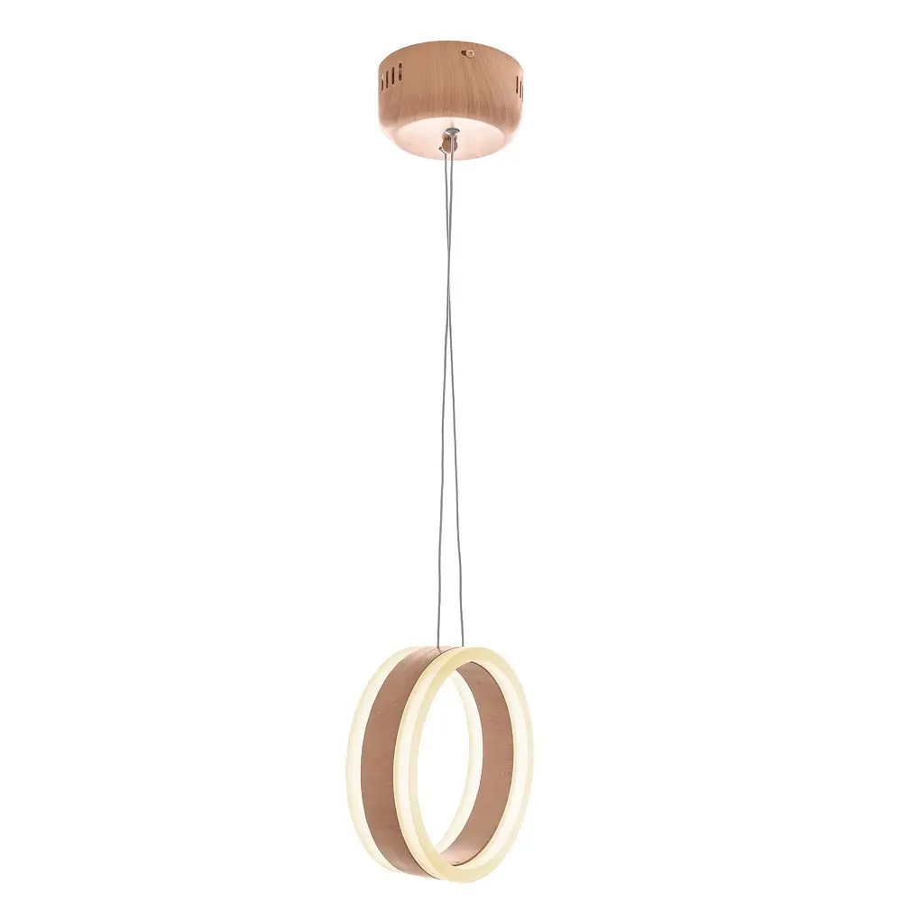 Світильник стельовий Brille підвісний світлодіодний для спальні BR-939S/24W LED Wood - фото 4