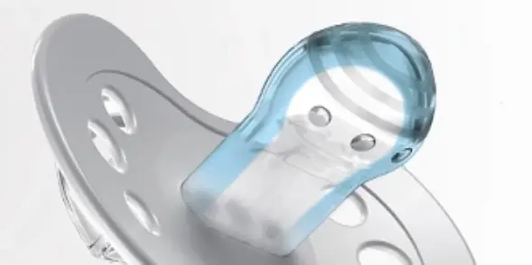 Пустушка силіконова Lovi Harmony Girl, динамічна, 6-18 міс, 2 шт., бежевий (22/907girl) - фото 3