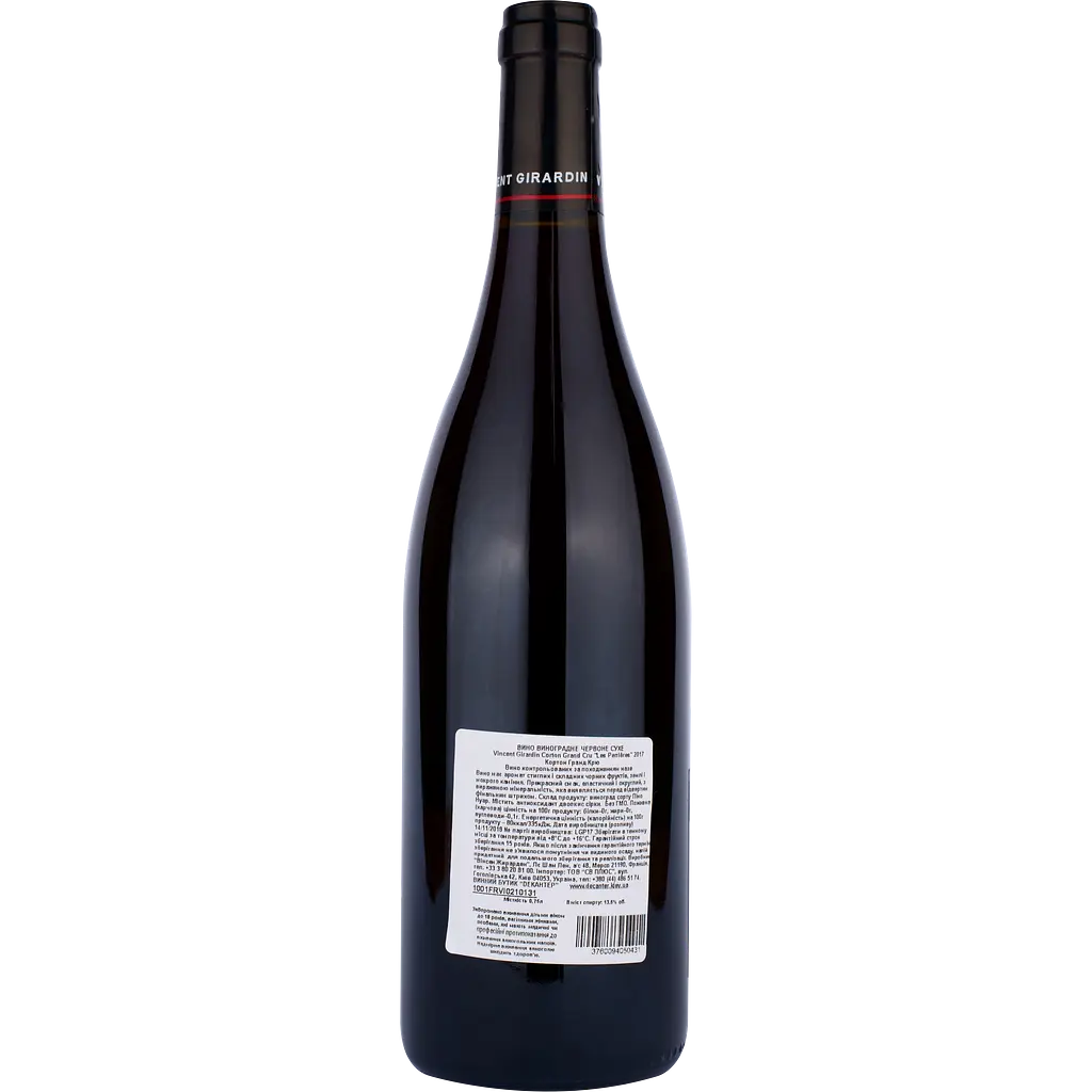 Вино Vincent Girardin Corton Grand Cru AOC, красное, сухое, 0,75 л - фото 2