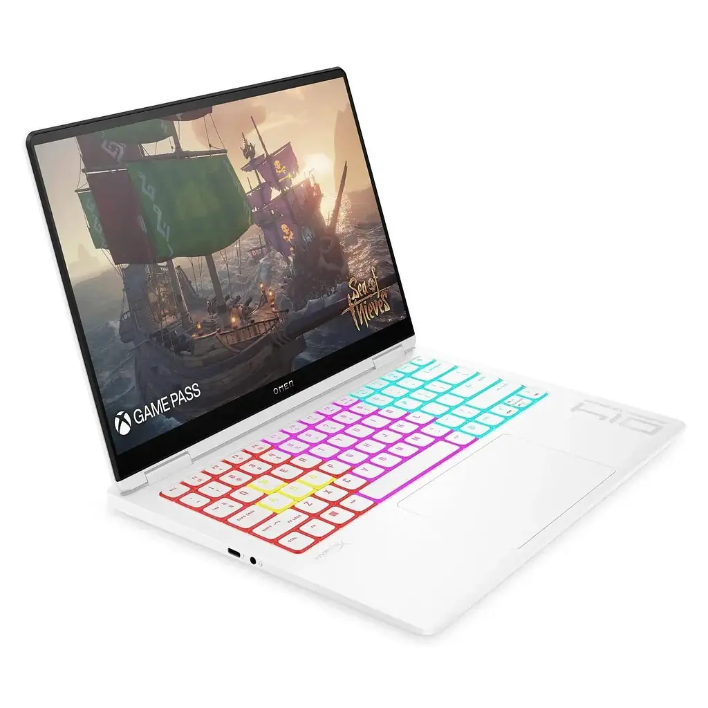 Ноутбук HP 14 OMEN 14-fb1008ua 2880x1800 OLED/Intel U7-255H/32GB/1TB/RTX 5060 8GB/DOS/White (C3US5EA) - фото 3