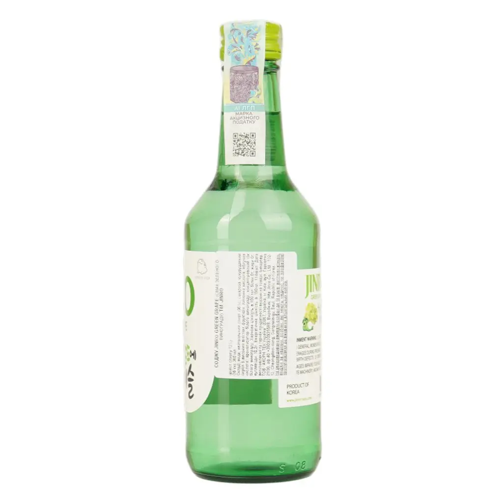 Соджу Jinro Green grape Soju 13% 0.36 л (854451) - фото 4