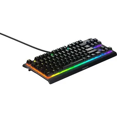 Клавіатура SteelSeries Apex 3 TKL UA USB Black (64831) - фото 6