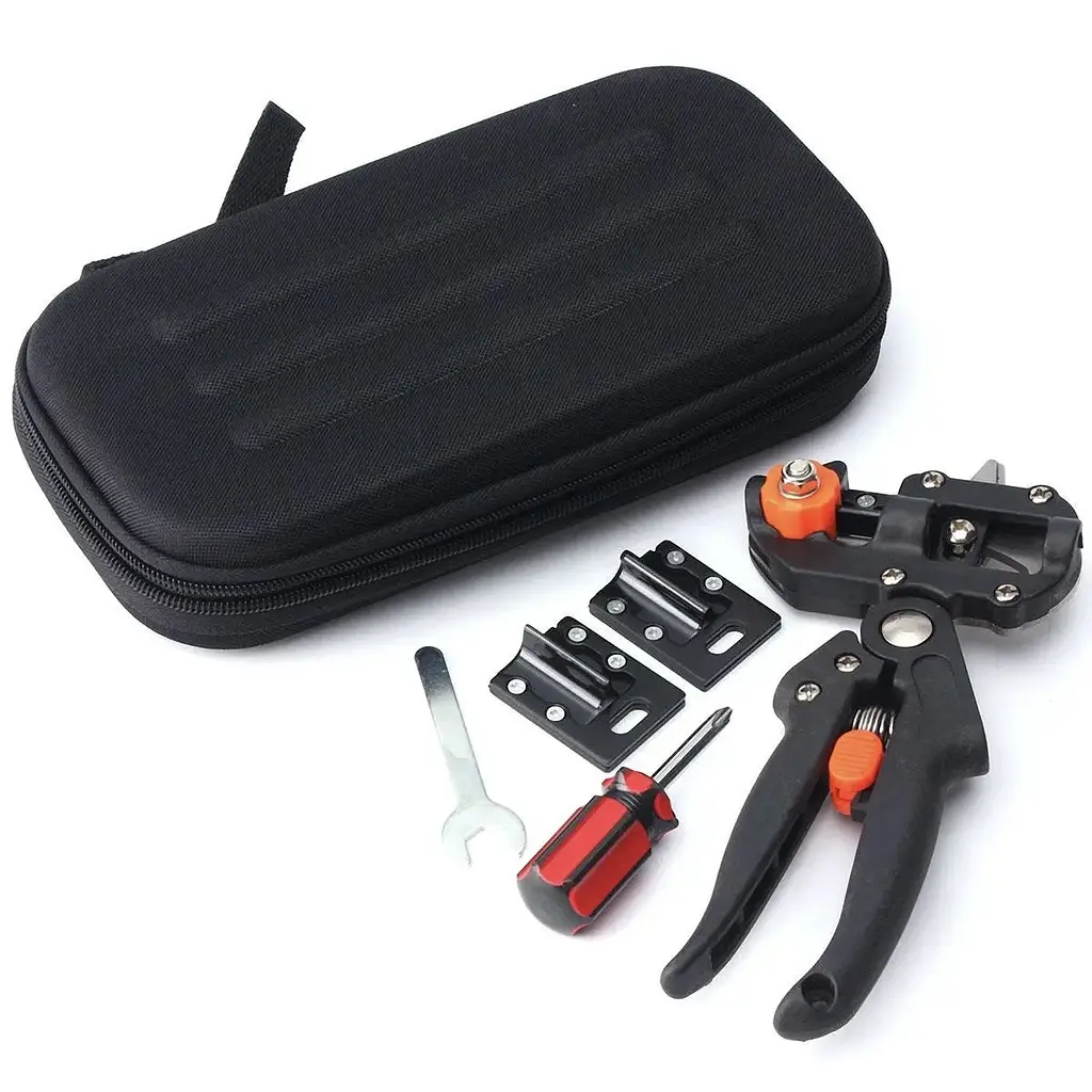 Садовые ножницы Titan Professional Grafting Tool для прививки деревьев в кейсе - фото 3