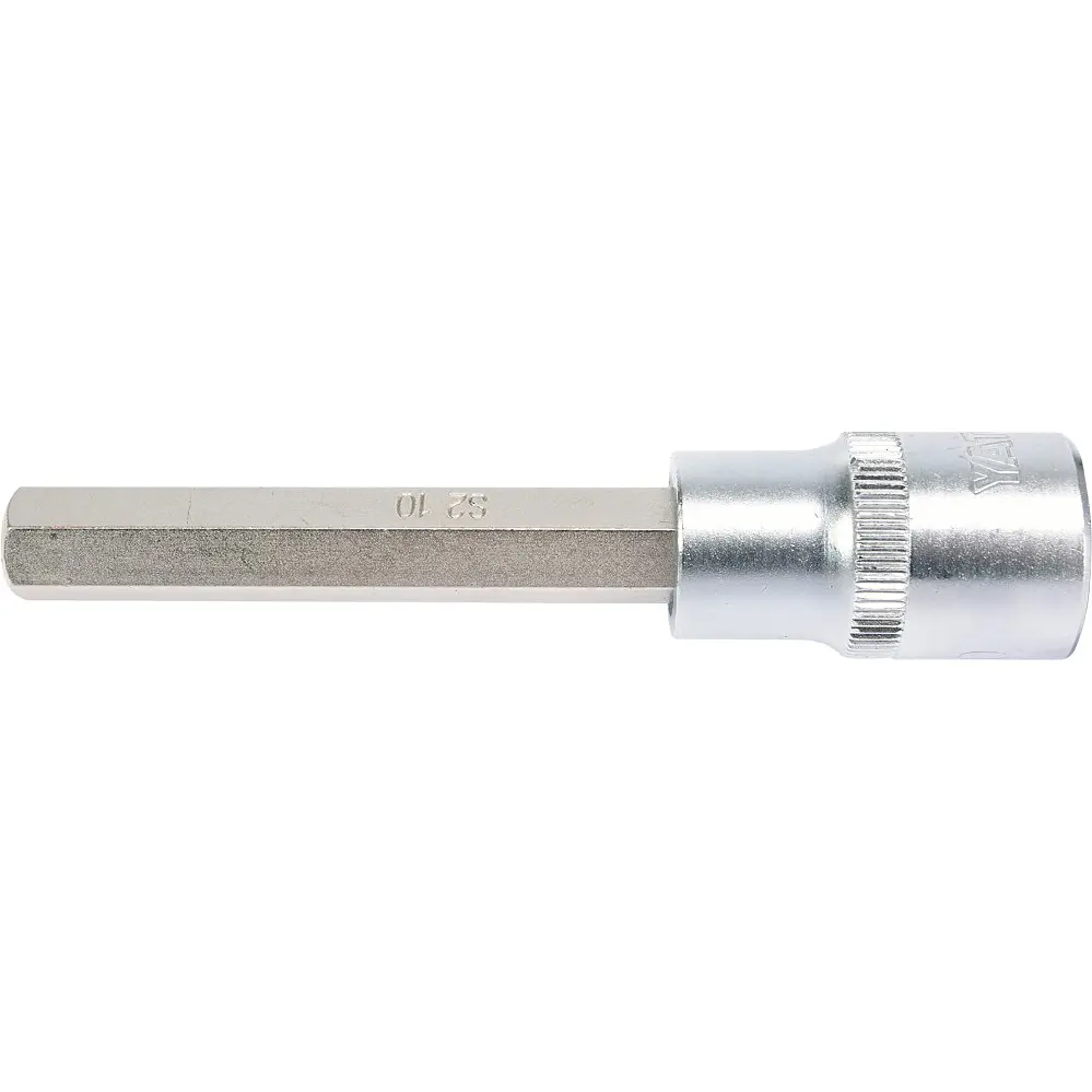 Головка торцевая Yato квадрат 1/2" HEX M10 L= 100 мм удлиненная (YT-04395) - фото 2