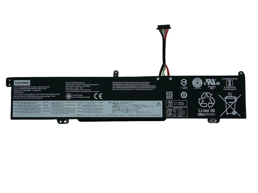 Акумулятор для ноутбука Lenovo L18C3PF1 IdeaPad L340-17 11.52V Black 3950 mAh - фото 2