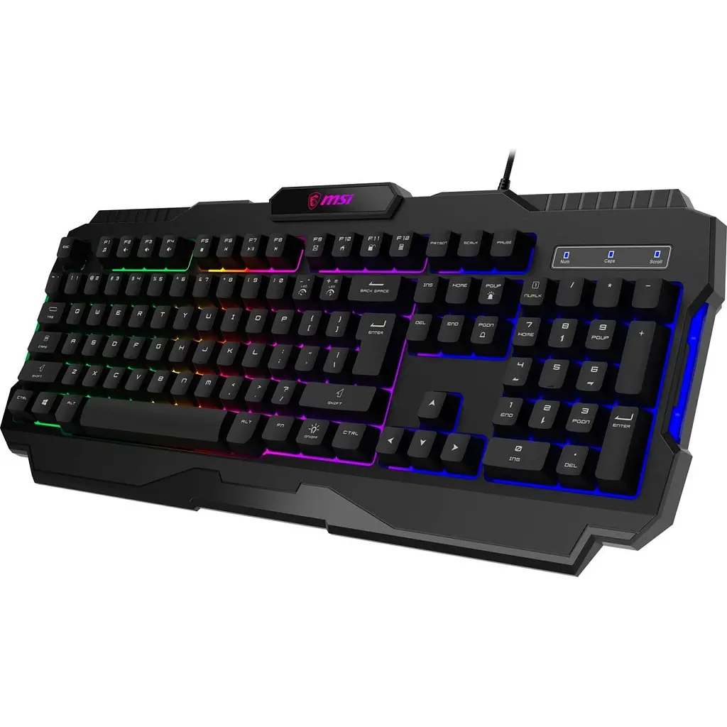 Клавіатура MSI Forge GK100 UA Black (S11-04UA221-HH9) [135196] - фото 3