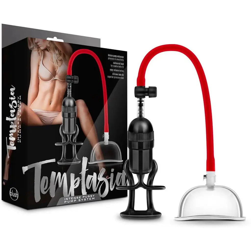Вакуумна помпа для вульви Blush Temptasia - Intense Pussy Pump System - фото 8