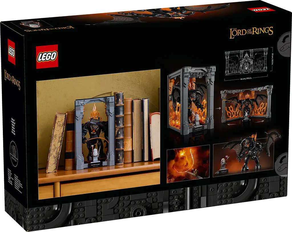 Конструктор LEGO Icons Володар перснів: Балроґ. Книжковий куточок 1201 деталь (10367) - фото 4