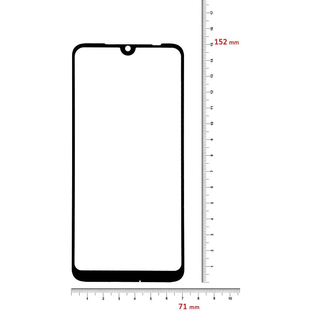 Захисне скло BeCover для Xiaomi Redmi 7 Black (703681) - фото 3
