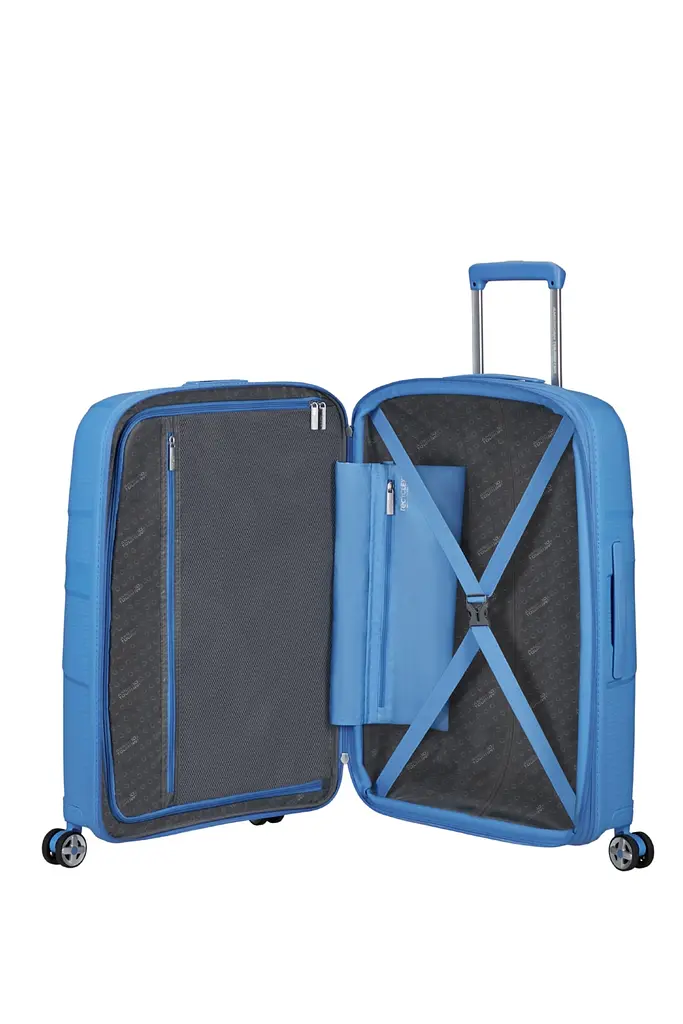 Чемодан American Tourister STARVIBE TRANQUIL BLUE 67x46x27(30) 67 См MD5*01003 - фото 2