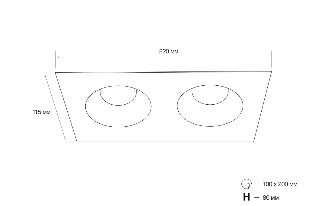 Точечный светильник MJ-Light M045S-2 WH - фото 3